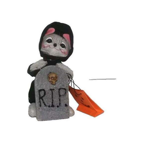 Annalee Halloween Happy Reaper Mouse 6" Tall NWT - Picture 1 of 5
